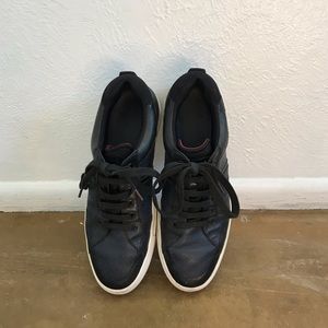 Hugo Boss leather black/white trainers